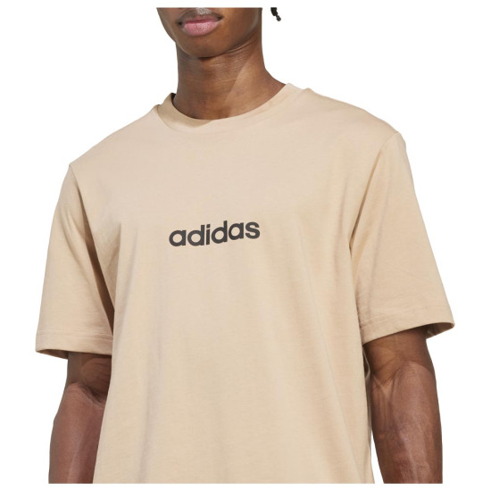 Adidas Ανδρική κοντομάνικη μπλούζα Essentials Linear Single Jersey Tee Adidas Ανδρική κοντομάνικη μπλούζα Essentials Linear Single Jersey Tee